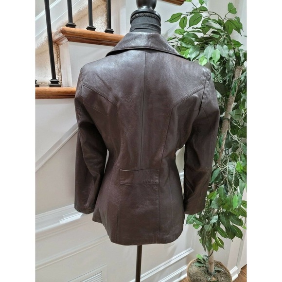 Pelle Studio Women's Black 100% Nylon Long Sleeve Buttons Style Casual Jacket S - Picture 6 of 12